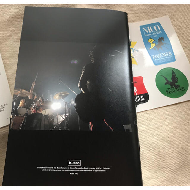 NICO Touches the Walls PASSENGER TourDVD エンタメ/ホビーのDVD/ブルーレイ(ミュージック)の商品写真