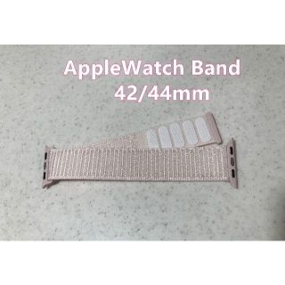 【新品】AppleWatch Band 42/44mm★ナイロン★ピンク(その他)