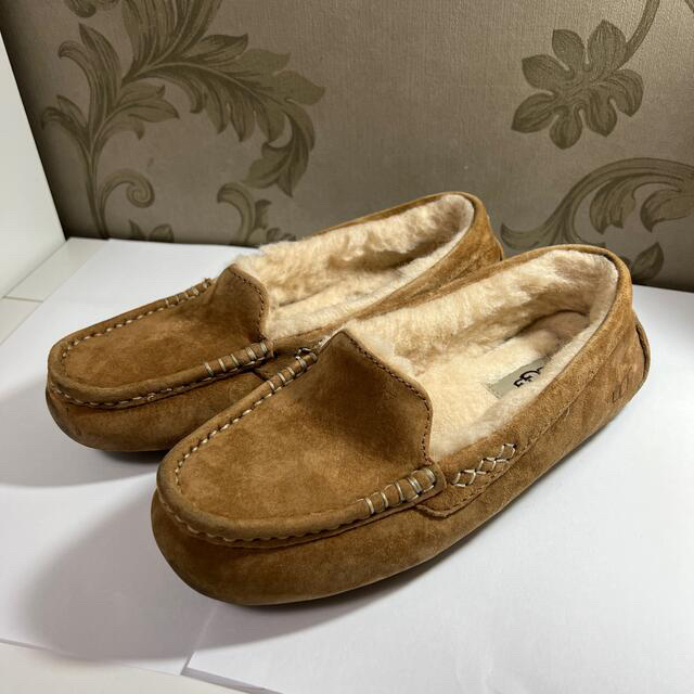 UGG アグ モカシン アンスレー 23.0cm チェスナット  茶　正規品