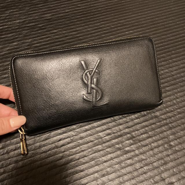 YVES SAINT LAURENT ラウンドファスナー 長財布