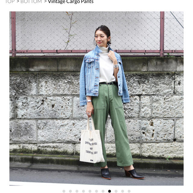 TODAYFUL(トゥデイフル)のTODAYFUL◾︎Vintage Cargo pants◾︎タグ付き レディースのパンツ(ワークパンツ/カーゴパンツ)の商品写真