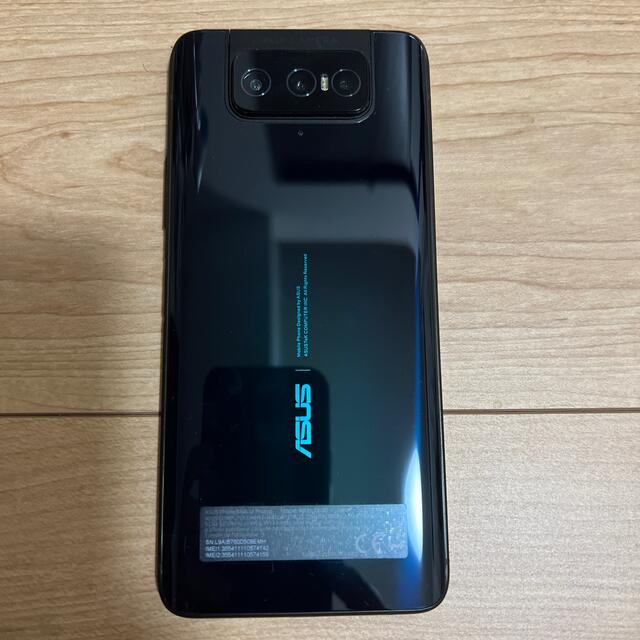 ASUS(エイスース)のZenfone7（ZS670KS）オーロラブラック スマホ/家電/カメラのスマートフォン/携帯電話(スマートフォン本体)の商品写真