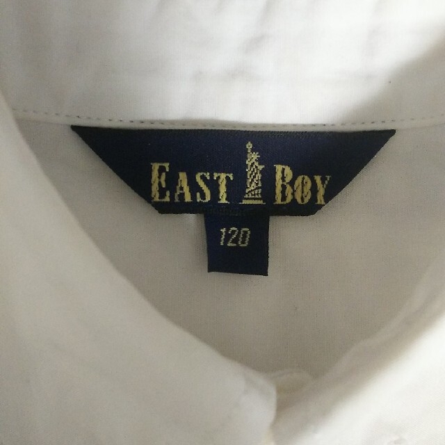 EASTBOY(イーストボーイ)のゆう様専用！長袖白シャツ キッズ/ベビー/マタニティのキッズ服男の子用(90cm~)(ブラウス)の商品写真