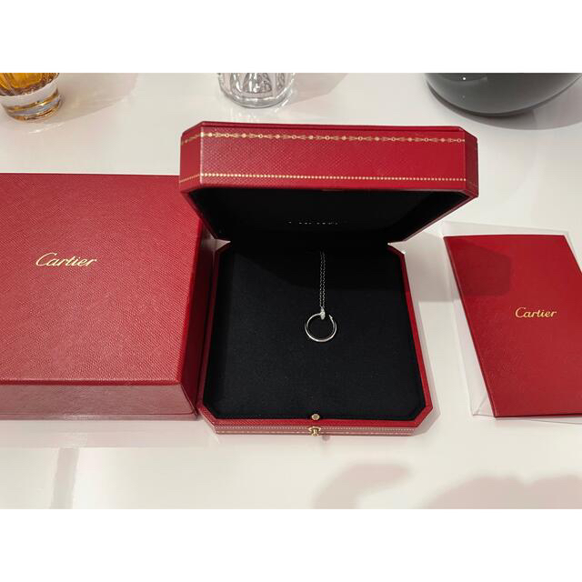 カルティエ　ジュストアンクル　ホワイトゴールド　ネックレス　Cartier