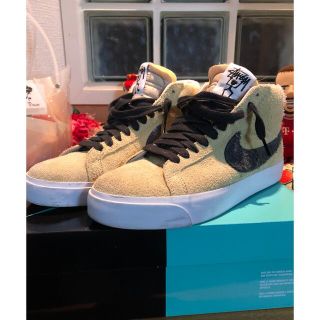 ナイキ(NIKE)のNIKE SB ZOOM BLAZER stussy 26.5(スニーカー)