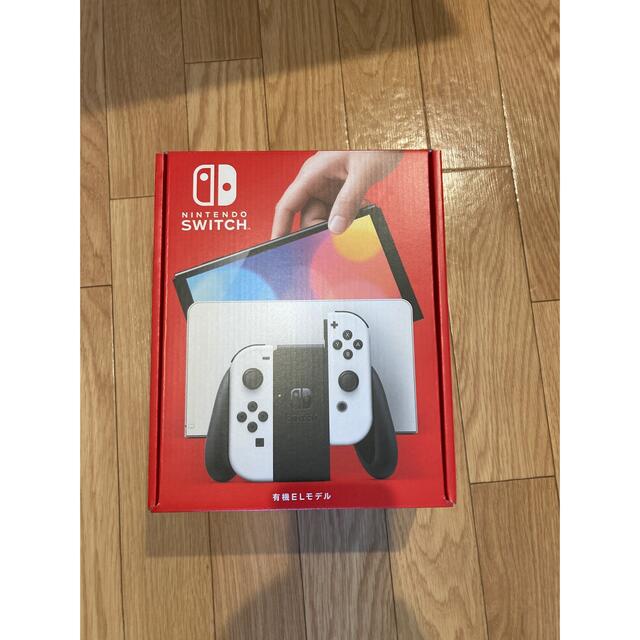 新品未開封】Nintendo Switch 有機EL ホワイト 店舗印あり - 家庭用