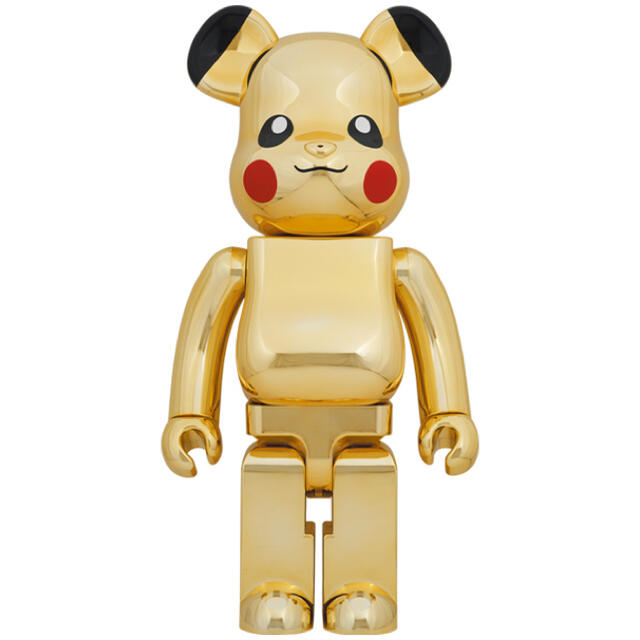 BE@RBRICK ピカチュウ GOLD CHROME Ver. 1000%-