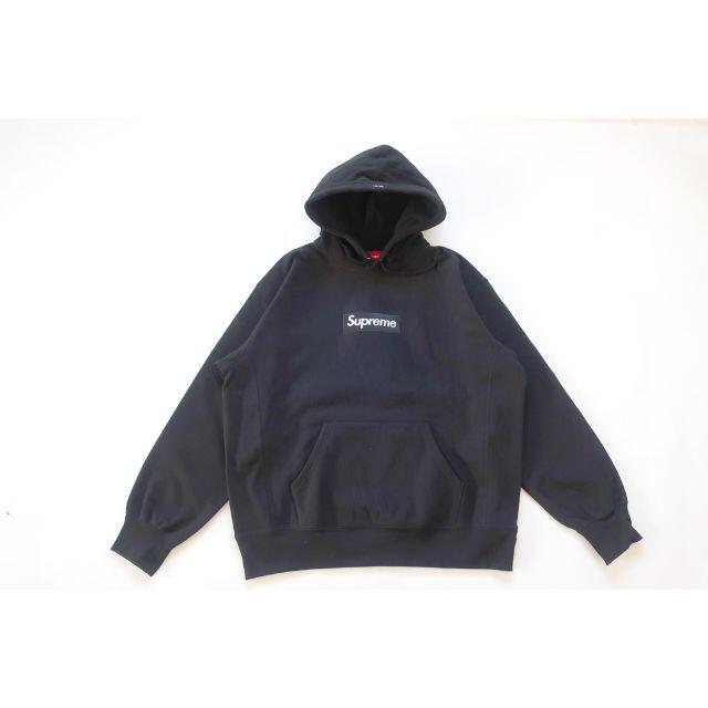 (M)Supreme Box Logo Hooded Swaetshirt黒