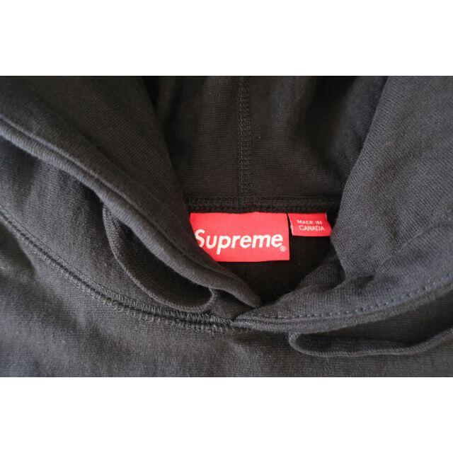 (L)Supreme Box Logo Hooded Swaetshirt黒