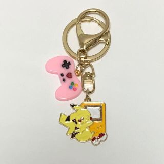 ポケモン(ポケモン)のピカチュウ キーホルダー ピンク(キーホルダー)