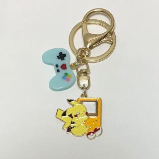 ポケモン(ポケモン)のピカチュウ キーホルダー ブルー(キーホルダー)