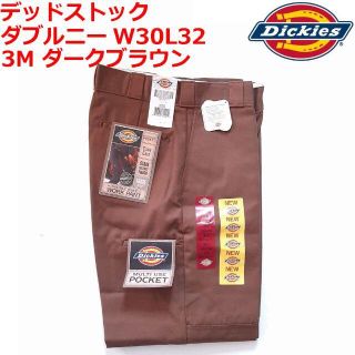 ディッキーズ(Dickies)の希少! W30L32 廃番 ダークブラウン ディッキーズ ダブルニーワークパンツ(ワークパンツ/カーゴパンツ)