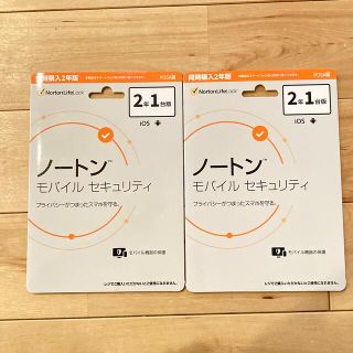 ノートン モバイルセキュリティ 2年版 2台分(その他)