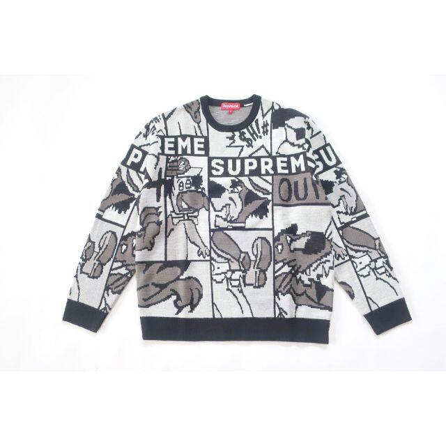 (L)Supreme cartoon Sweaterカートゥーンセーター