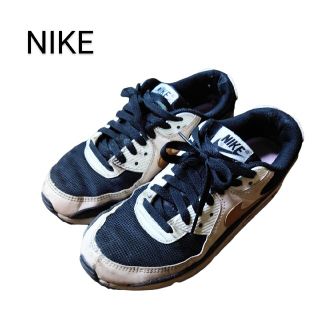 ナイキ(NIKE)の希少 NIKE AIR MAX 90 ブラック　メタリックゴールド(スニーカー)