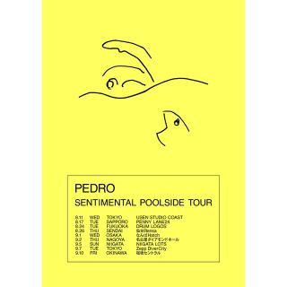 PEDRO SENTIMENTAL POOLSIDETOUR サイン入りポスター(アイドルグッズ)