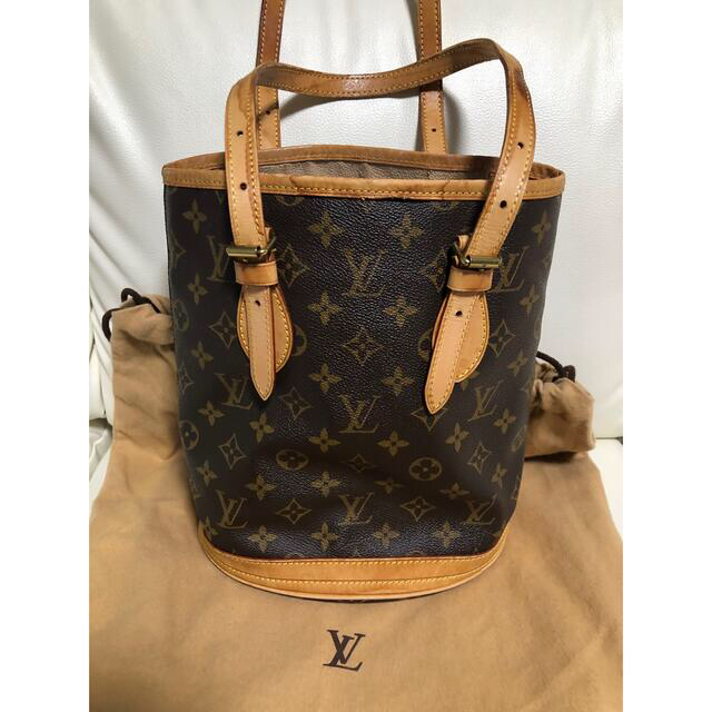 【修理見積書付】LOUIS VUITTON ヴィトン モノグラム バケット 小