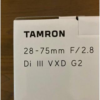 タムロンレンズ　28-75mm F/2.8 Di III VXD G2(その他)