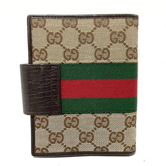 Gucci(グッチ)のグッチ 手帳 GG柄,シェリー(ウェブ) 115240 レディースのファッション小物(その他)の商品写真