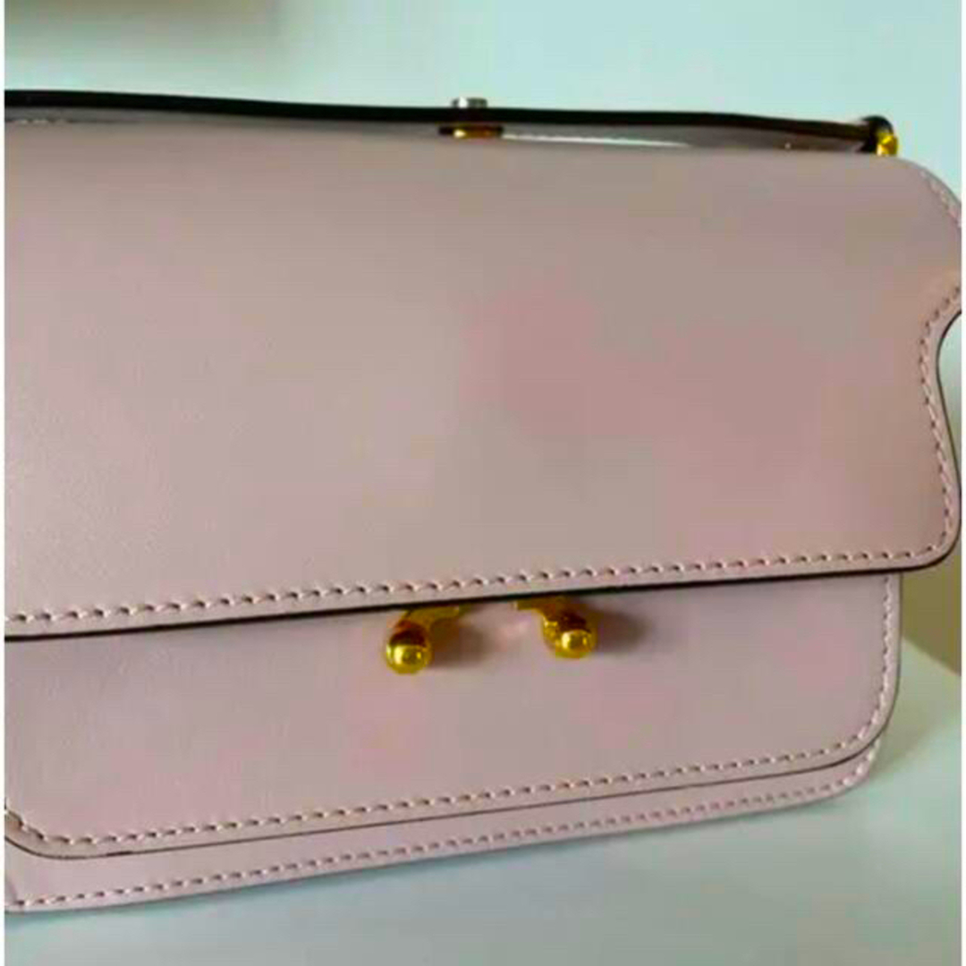 Marni(マルニ)のマルニ　トランク　ミニ　モーヴピンク　美品 レディースのバッグ(ショルダーバッグ)の商品写真
