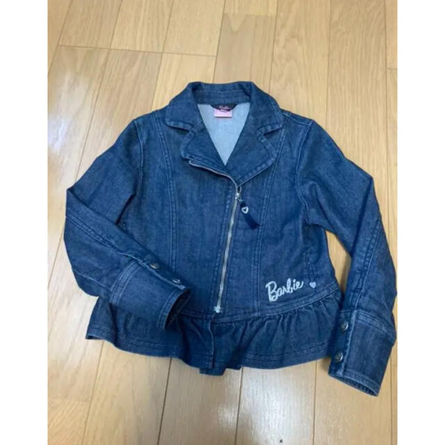 Barbie(バービー)のバービー　ジージャン　130 キッズ/ベビー/マタニティのキッズ服女の子用(90cm~)(ジャケット/上着)の商品写真