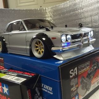 1/10 日産スカイラインGT-R ハコスカ走行フルセット♪(ホビーラジコン)