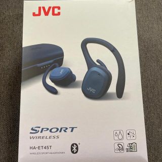 ケンウッド(KENWOOD)のJVC ワイヤレススポーツヘッドホン　HA-ET45T(ヘッドフォン/イヤフォン)