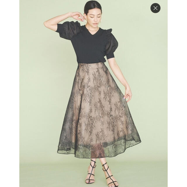 今季⭐︎セルフォード レースフレアスカート 日本未入荷 www