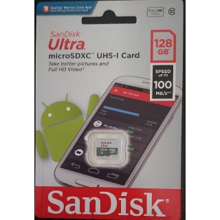 新型高速版 SanDisk  マイクロSDカード 128GB(その他)