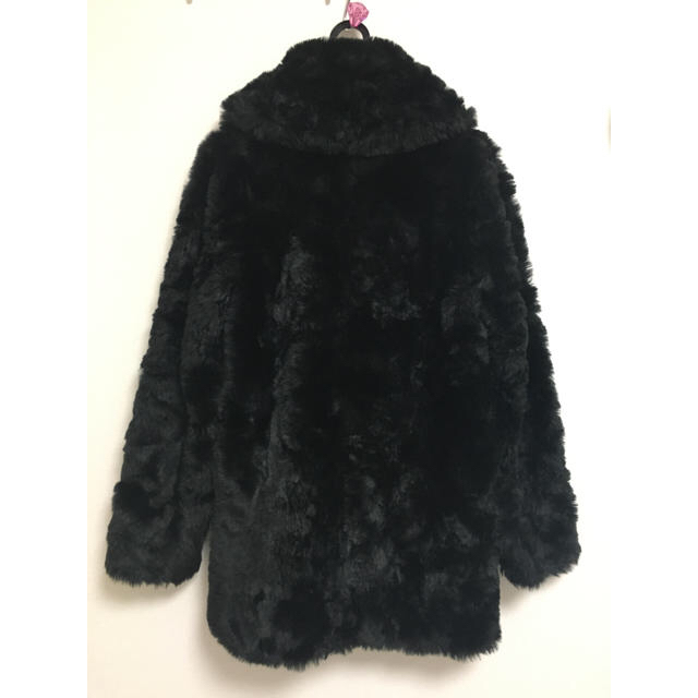 MURUA(ムルーア)のMURUA ファーコート 黒 レディースのジャケット/アウター(毛皮/ファーコート)の商品写真