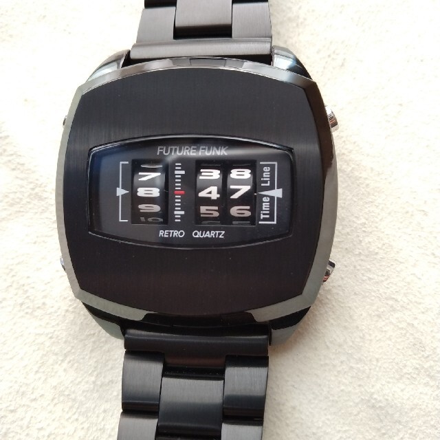 【美品腕時計】フューチャーファンク FF101-BK-MT 中古 オールブラック メンズの時計(腕時計(アナログ))の商品写真