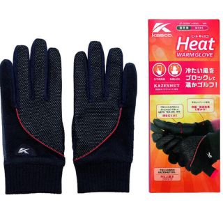 キャスコ(Kasco)のキャスコHEAT WARM冬用ゴルフグローブ(両手用) SF-1635W(ゴルフ)