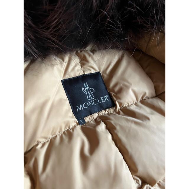 MONCLER - モンクレール 最高級 希少黒タグ ファー付 ツイードダウン