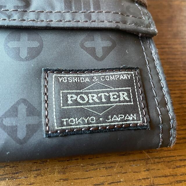 HEADPORTER(ヘッドポーター)のHEAD PORTER Brownie ウォレット　モノグラム柄　三つ折り財布 メンズのファッション小物(折り財布)の商品写真