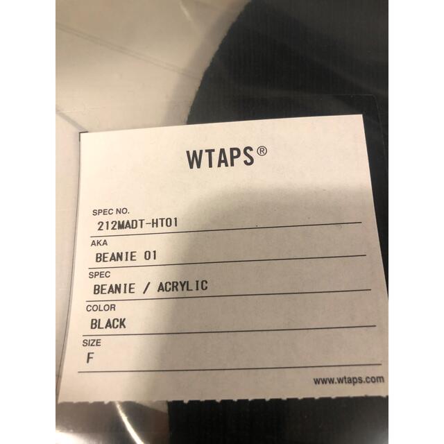 W)taps(ダブルタップス)のWTAPS BEANIE 01 ACRYLIC ビーニー ブラック メンズの帽子(ニット帽/ビーニー)の商品写真