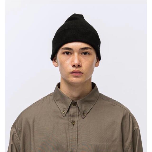 W)taps(ダブルタップス)のWTAPS BEANIE 01 ACRYLIC ビーニー ブラック メンズの帽子(ニット帽/ビーニー)の商品写真