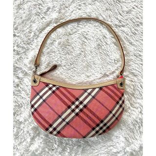 バーバリーブルーレーベル(BURBERRY BLUE LABEL)のバーバリーブルーレーベル　極美品ノバチェック　ミニバッグ　アクセサリーポーチ　(ハンドバッグ)