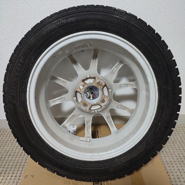 ダンロップ DUNLOP スタッドレスタイヤ 165/60R 15 白ホイール