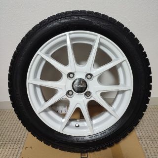 ダンロップ(DUNLOP)のダンロップ DUNLOP スタッドレスタイヤ 165/60R 15 白ホイール(タイヤ・ホイールセット)