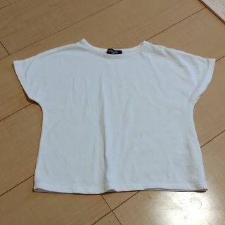 コムサイズム(COMME CA ISM)のホワイトTシャツ　100センチ(Tシャツ/カットソー)