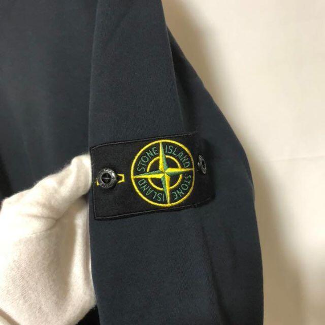 STONE ISLAND パーカー ワッペン Lサイズ ブラック