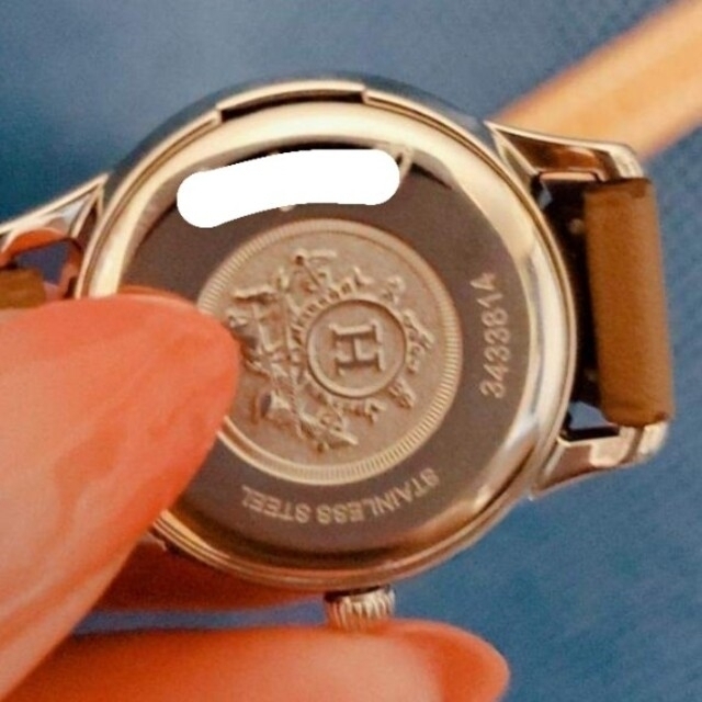 Hermes(エルメス)の美品*°エルメス スリムドゥ 腕時計 レディースのファッション小物(腕時計)の商品写真