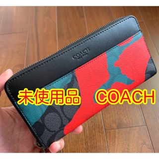 コーチ(COACH)のコーチ　長財布　男性　迷彩(長財布)