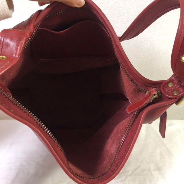 COACH - USA製 オールドコーチ バケツ型 ショルダーバッグ レザー