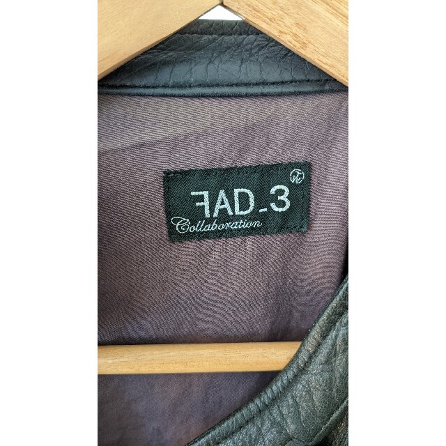 FAD 3(ファドスリー)のFAD3 革ライダース dior balenciaga margiela メンズのジャケット/アウター(ライダースジャケット)の商品写真