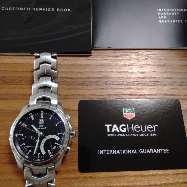 TAG Heuer(タグホイヤー)のタグホイヤー リンクキャリバーS クロノグラフ クォーツ メンズの時計(腕時計(アナログ))の商品写真
