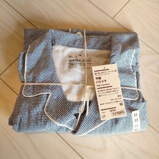 ムジルシリョウヒン(MUJI (無印良品))の無印　紳士　半袖半ズボンパジャマセット✨(Tシャツ/カットソー(半袖/袖なし))