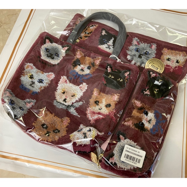 ⭐️新品⭐️ フェイラー ラブラリーキャッツ 3点 ハンカチ ポーチ
