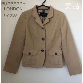 バーバリー(BURBERRY)のちーちゃん様　テーラードジャケット　バーバリーロンドン　サイズ38(テーラードジャケット)