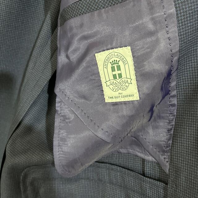 THE SUIT COMPANY(スーツカンパニー)のスーツカンパニー　170cm-6Drop 淡ネイビー　スーツ　ウール100 美品 メンズのスーツ(セットアップ)の商品写真